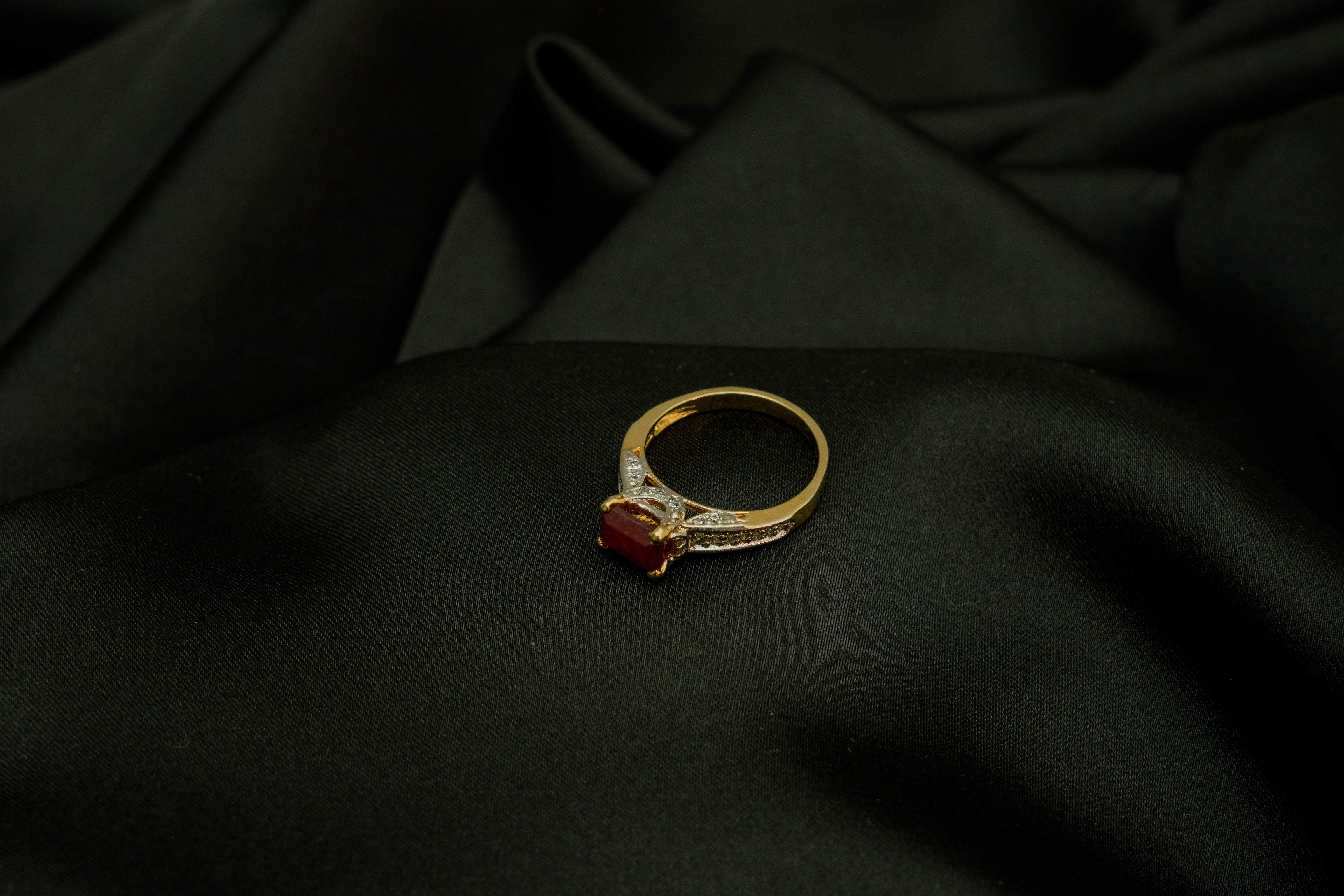 Red Gemstone Premium Ring