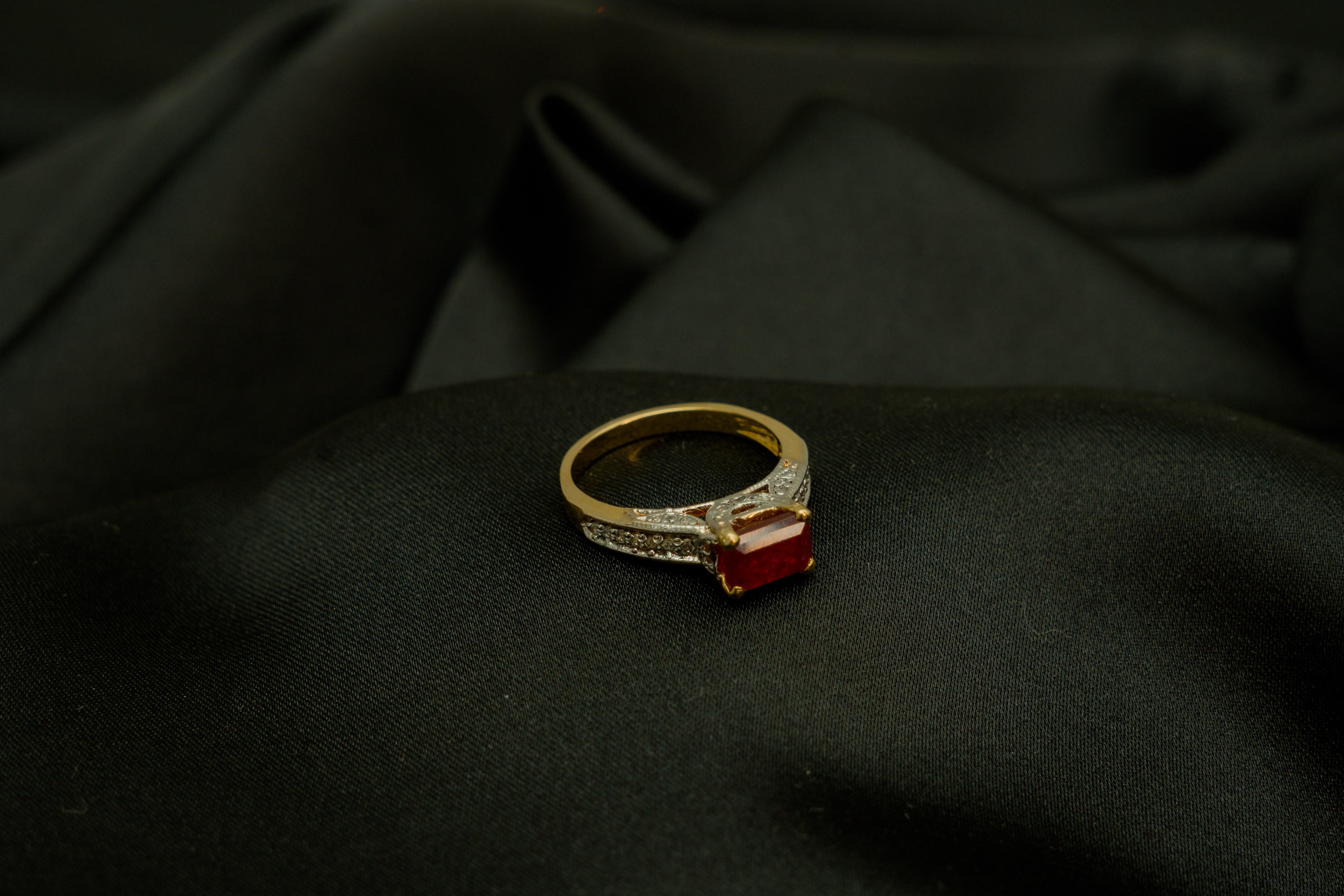 Red Gemstone Premium Ring