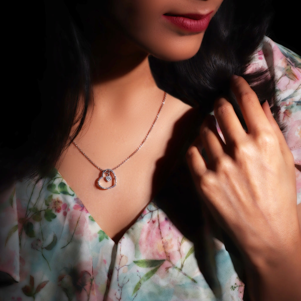 VESSIEL HEART PENDANT - 925 SILVER