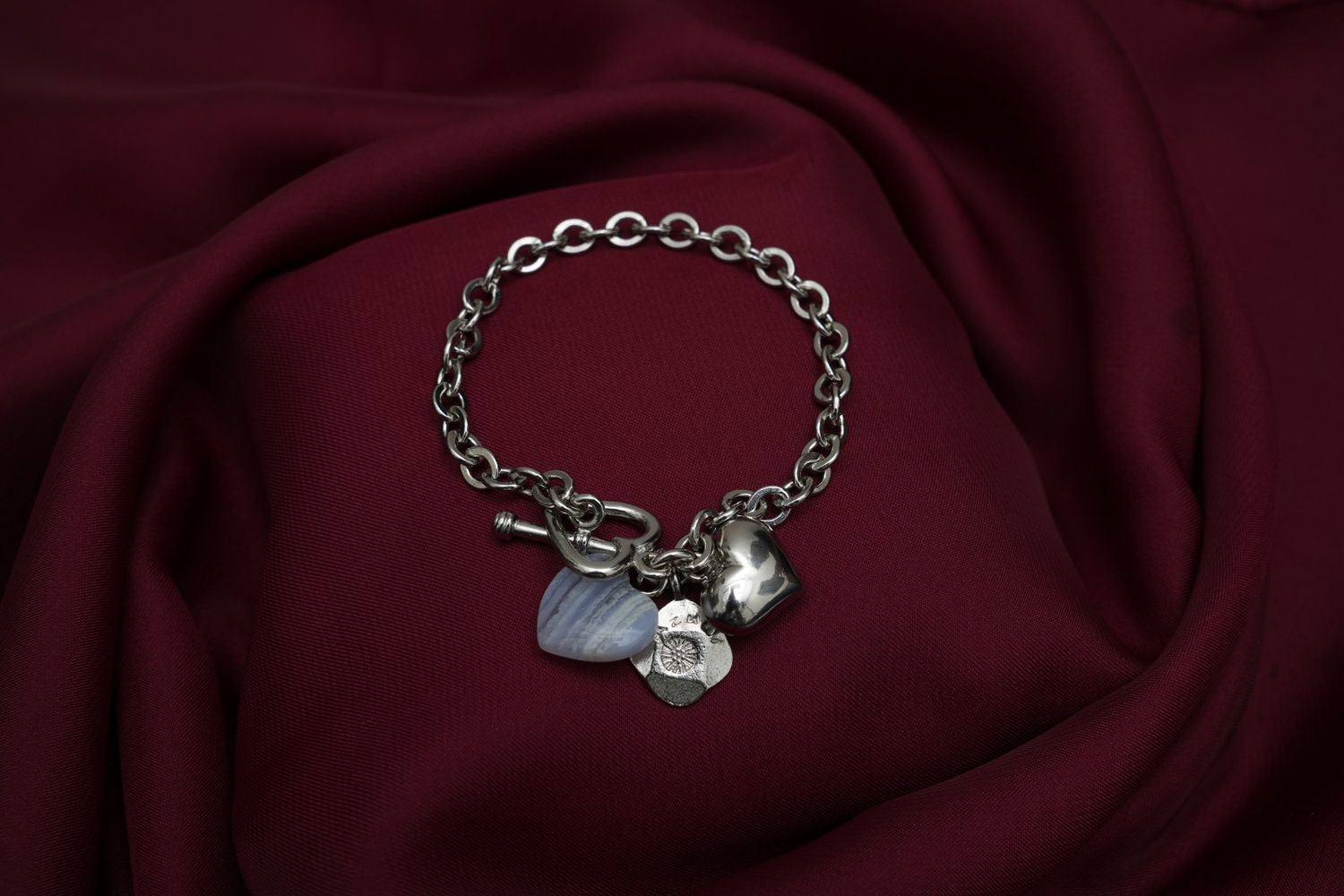 Premium Heart Pendant Bracelete