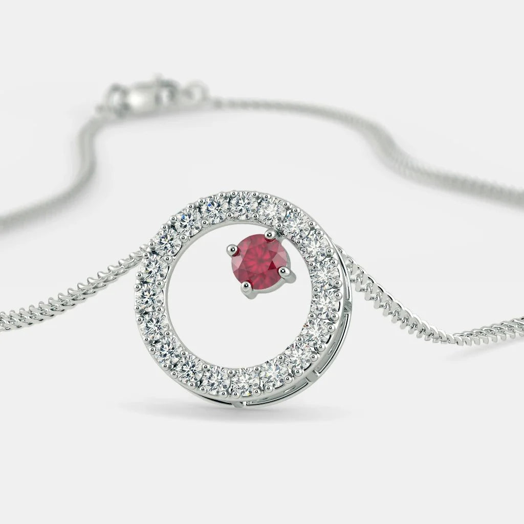 DRASTIC DIAMOND NECKLACE - 925 SILVER