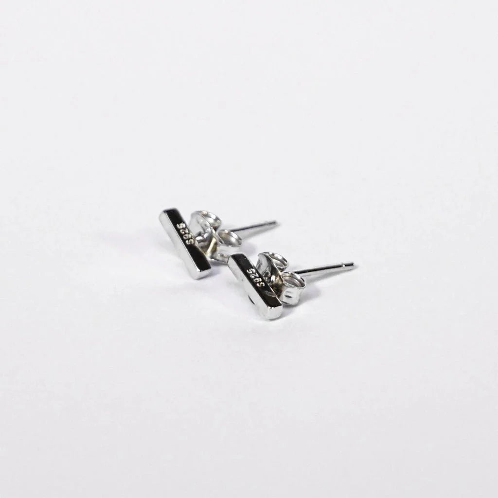 MINIMAL BAR STUDS - 925 SILVER